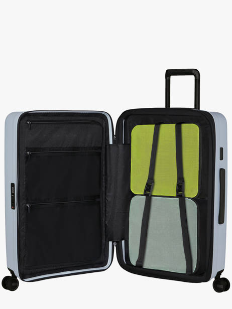 Harde Reiskoffer Restackd Samsonite Blauw restackd 150704 ander zicht 4