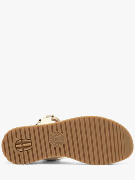 Sandalen Uit Leder Mephisto Goud women P5148859 ander zicht 4