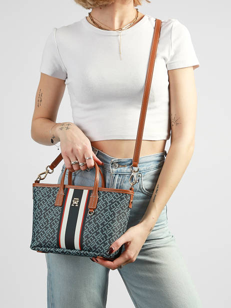 Handtas Th Monoplay Tommy hilfiger Blauw th monoplay AW18389 ander zicht 1