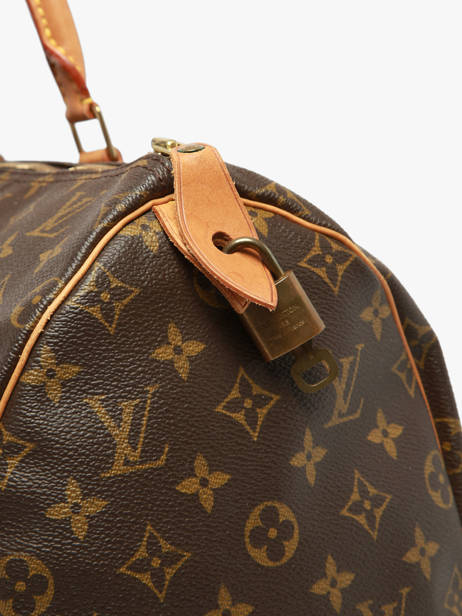 Preloved Speedy 40 Monogram Handtas Canvas En Leder Louis vuitton Bruin second life 4O756WUA ander zicht 3