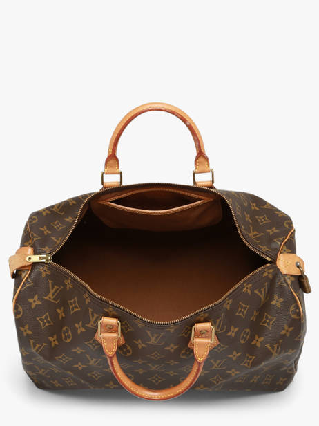 Preloved Speedy 40 Monogram Handtas Canvas En Leder Louis vuitton Bruin second life 4O756WUA ander zicht 6