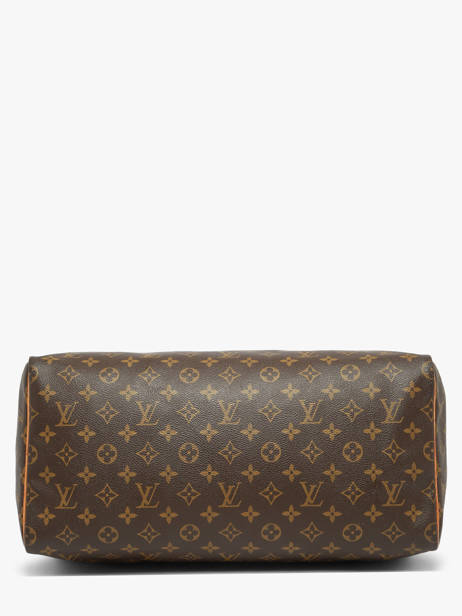Preloved Speedy 40 Monogram Handtas Canvas En Leder Louis vuitton Bruin second life 4O756WUA ander zicht 8