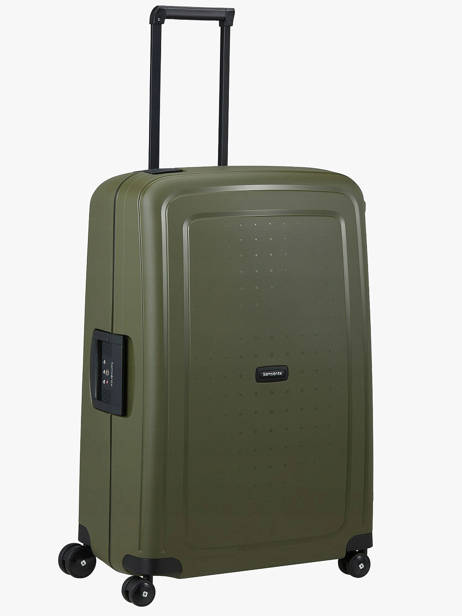 Harde Reiskoffer S'cure Samsonite Groen s'cure 10U002 ander zicht 2
