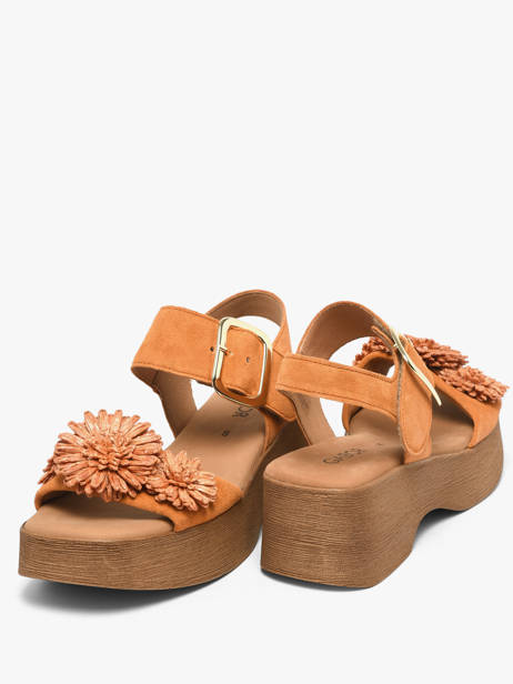 Sandalen Met Platformzool Uit Leder Gabor Oranje women 11 ander zicht 2