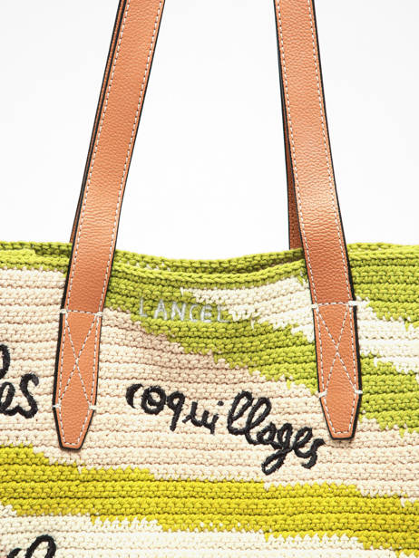 Schoudertas Lancel Plage Crochet Lancel Groen summer capsule A14005 ander zicht 2