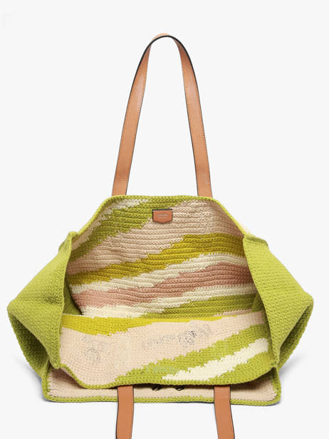Schoudertas Lancel Plage Crochet Lancel Groen summer capsule A14005 ander zicht 3