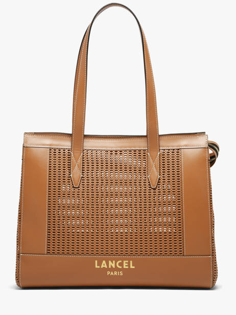 Schoudertas Jour Ajouré Leder Lancel Bruin jour A14011