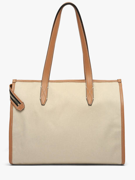 Schoudertas Jour Canvas En Leder Lancel Beige jour A14028 ander zicht 4