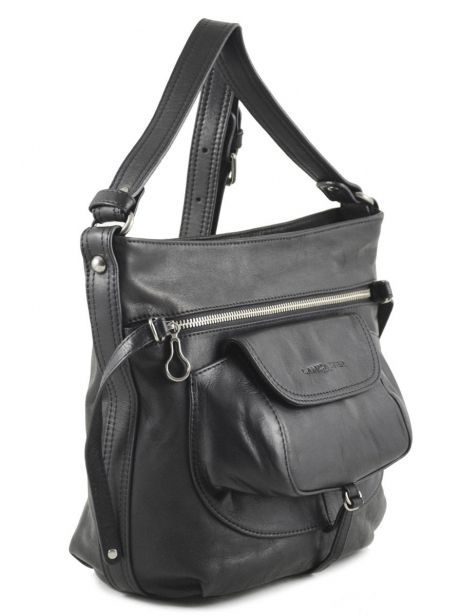 Cross Body Tas Nova Leder Lancaster Zwart soft vintage nova 5761 ander zicht 4