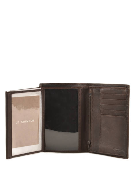 Portefeuille Leder Le tanneur Bruin gary 840960 ander zicht 2