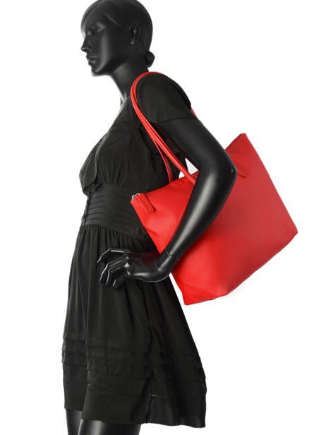 Schoudertas L.12.12 Concept Lacoste Rood l.12.12 concept NF1888PO ander zicht 2