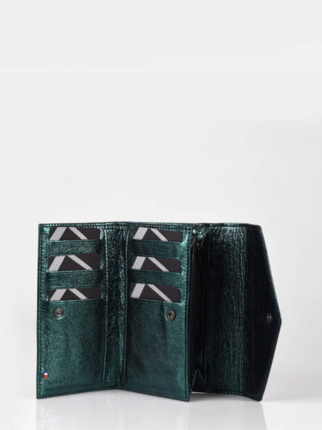 Portefeuille Etincelle Irisée Leder Etrier Groen etincelle irisee EETI469 ander zicht 1