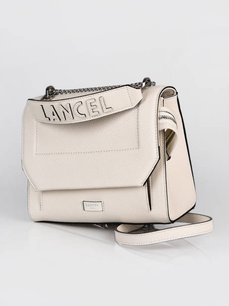 Handtas M Ninon Leder Lancel Beige ninon A09222 ander zicht 2