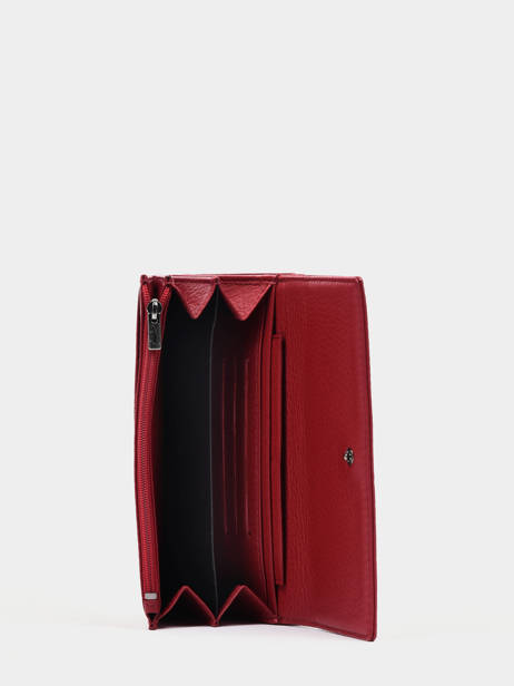 Portefeuille FoulonnÃ© Leder Yves renard Rood foulonne 29439 ander zicht 2