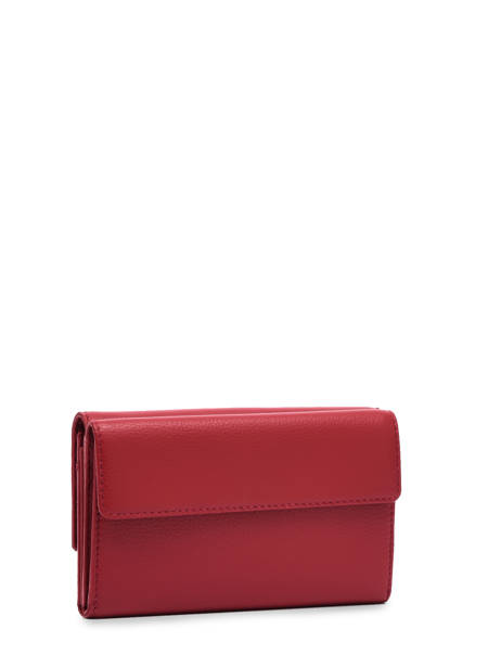 Portefeuille FoulonnÃ© Leder Yves renard Rood foulonne 29439 ander zicht 3