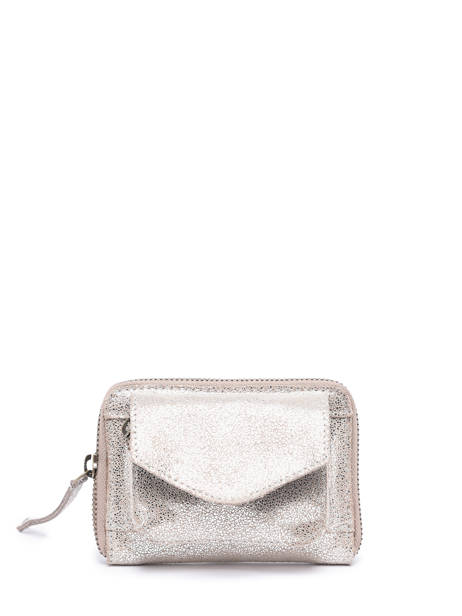 Portemonnee Leder Pieces Zilver naina 17117178
