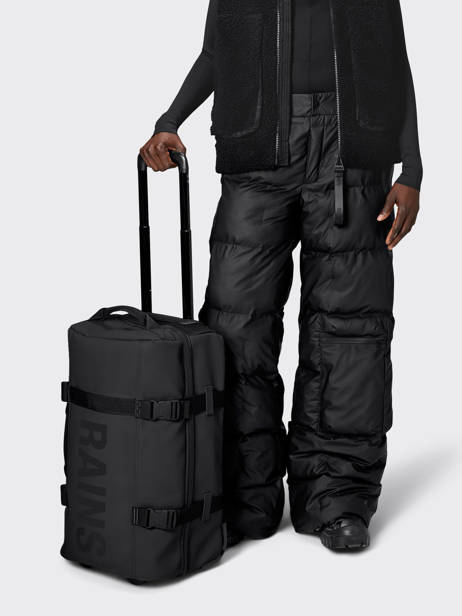 Texel Cabin Bag - Handbagage Rains Zwart travel 13460 ander zicht 1